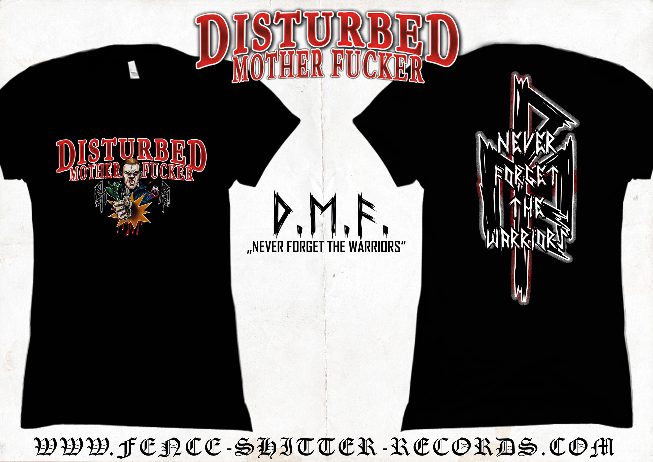 DISTURBED MOTHER FUCKER - NEVER FORGET THE WARRIORS GIRLY SHIRT