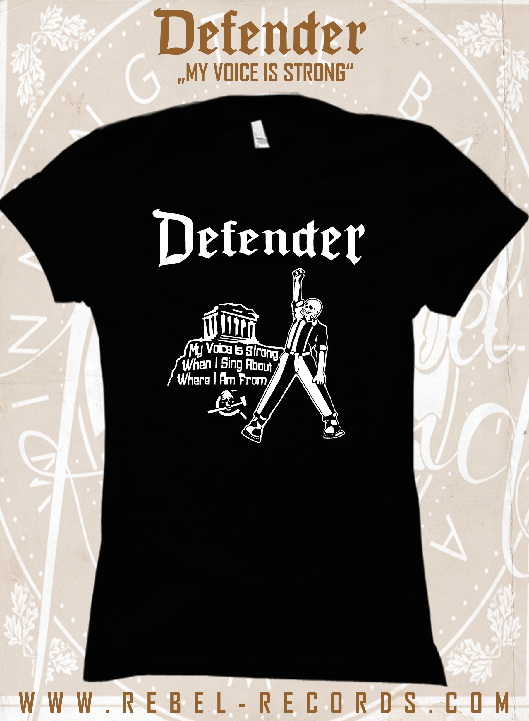 Defender - My Voice is Strong Gilry-Shirt