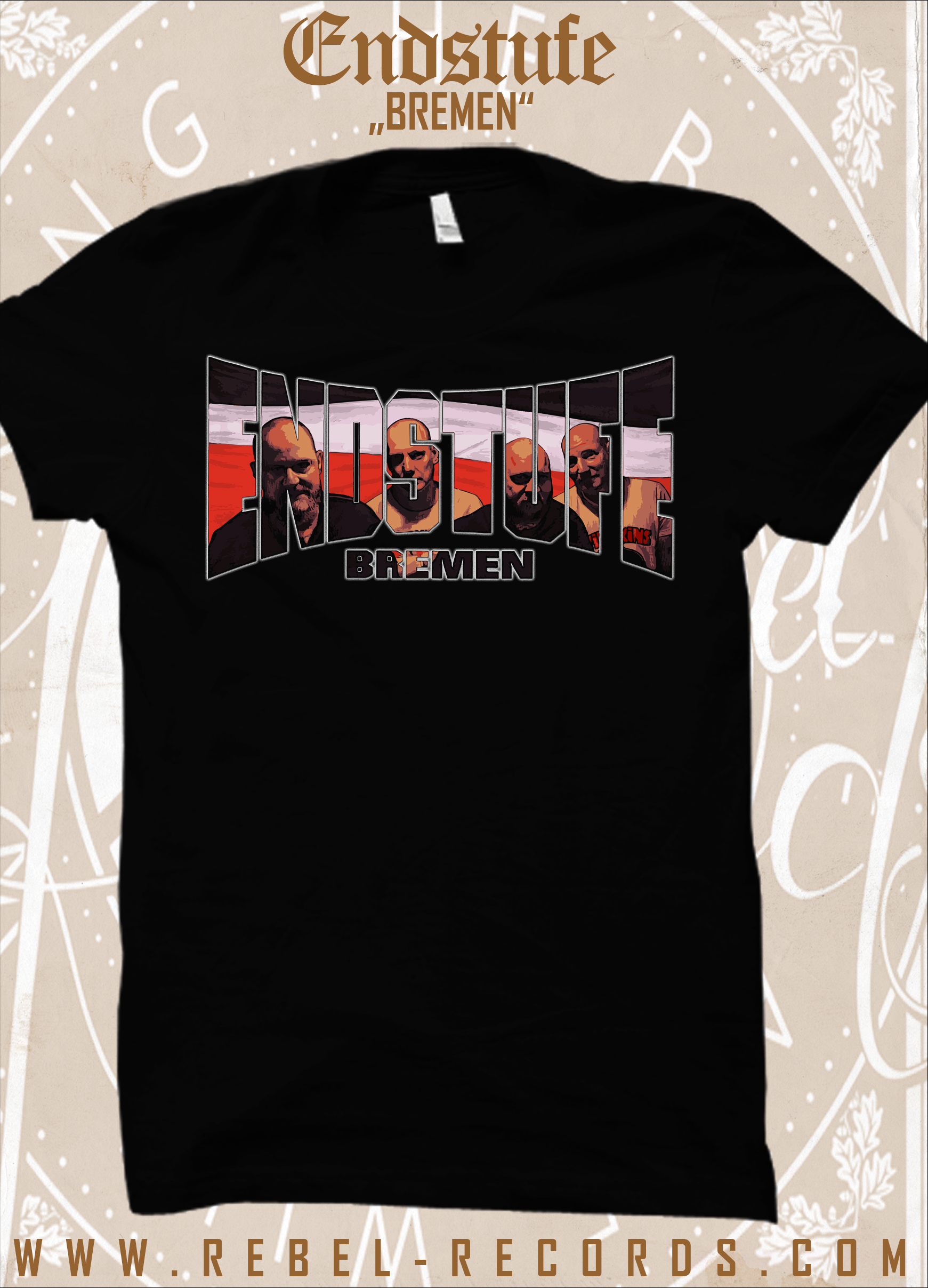 ENDSTUFE - BREMEN T-Shirt in schwarz