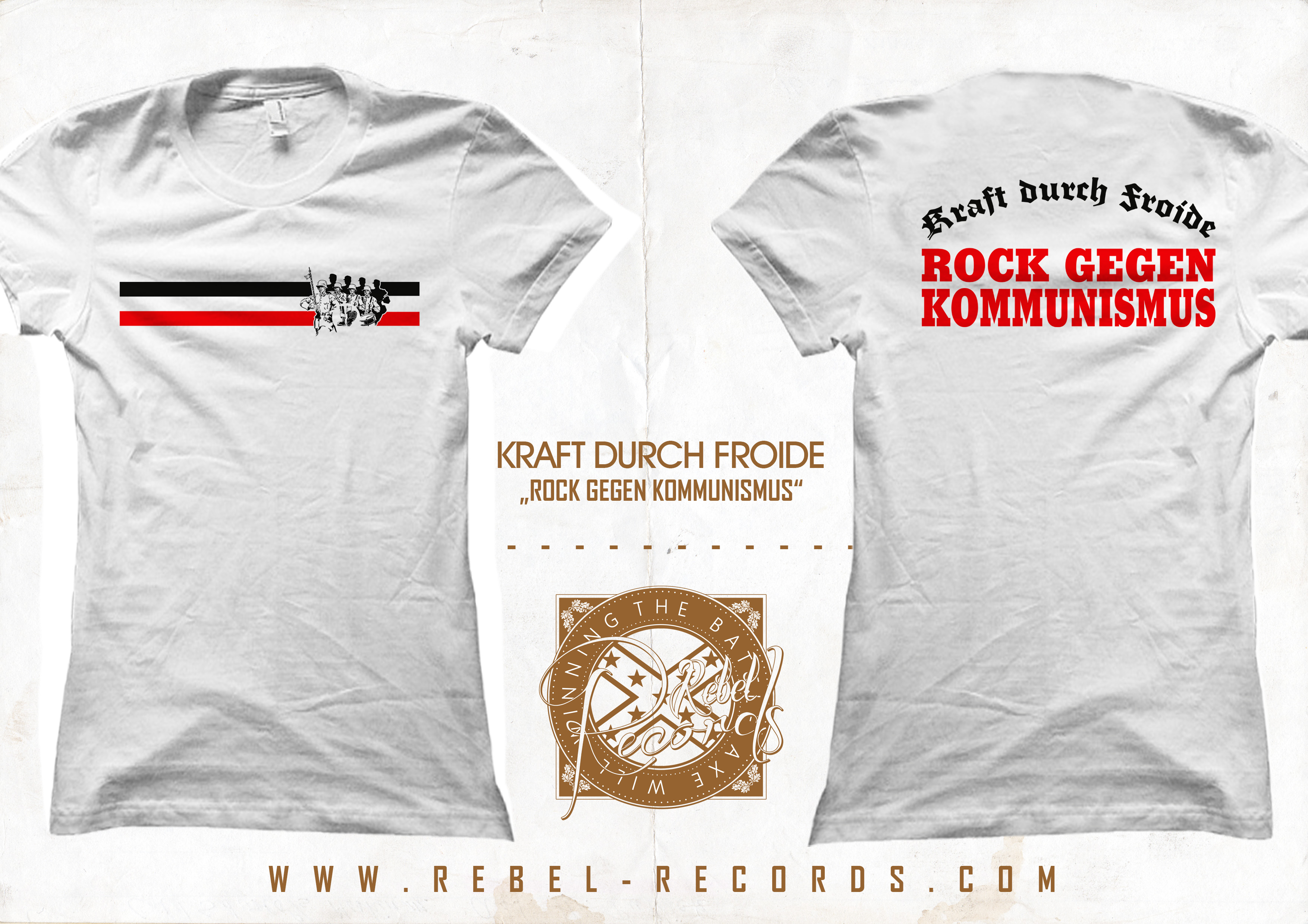 Kraft durch Froide - Rock gegen Kommunismus Frauen Shirt