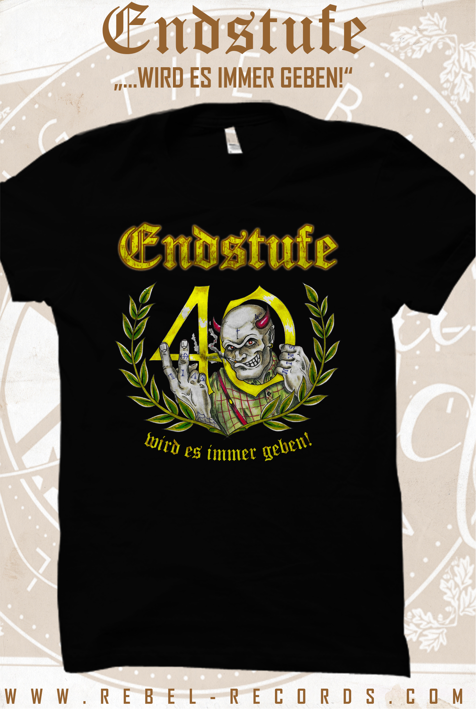 Endstufe - wird es immer geben! T-Shirt